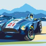 Живопись по номерам "Ретро-автомобиль", 20х30см