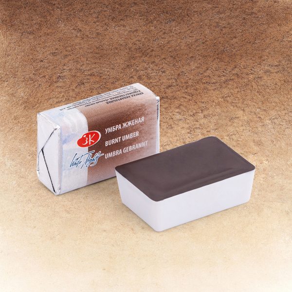 Акварель Белые ночи кювета 2,5 мл Умбра жженая