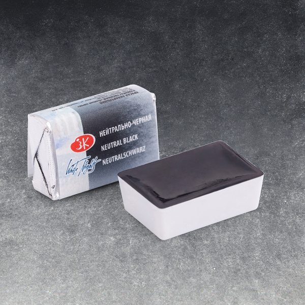 Акварель Белые ночи кювета 2,5 мл Нейтрально-черная