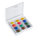 Набор акварельных красок "Белые ночи" в кюветах, пластиковый пенал, на 12 кювет.
