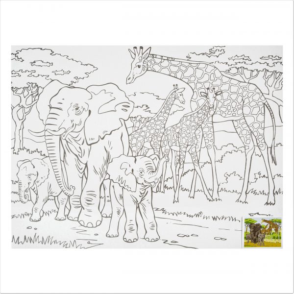 Холст на картоне с контуром, DK13705-M, 30х40см