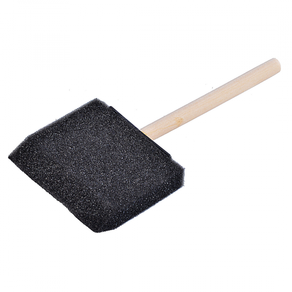 Кисть плоская, поролон, 75мм.