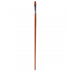 Кисть имитация колонка плоская, длинная ручка №8