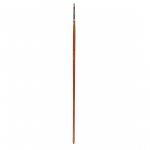 Кисть имитация колонка плоская, с длинная ручка, №0