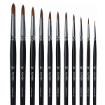 Кисть из нейлона круглая "Профи", №4.