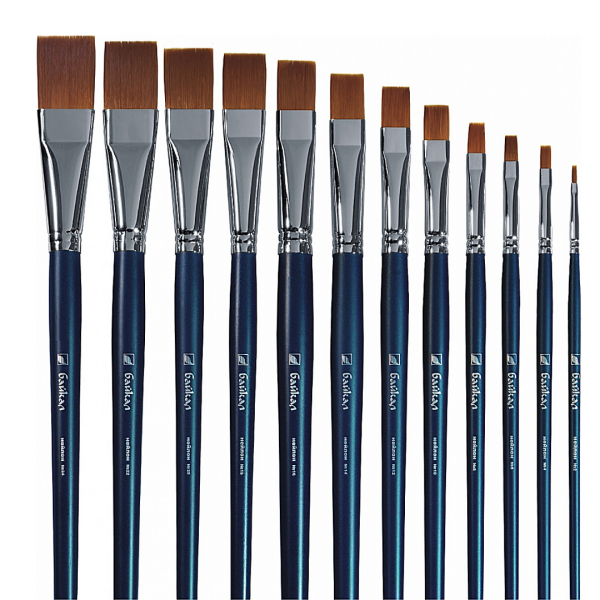 Кисть из нейлона "Байкал" плоская, №14