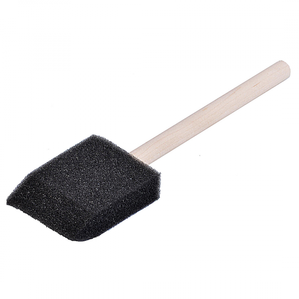 Кисть плоская, поролон, 40мм.