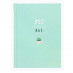 Ежедневник "365" (мятный) 13х18, 185 листов.