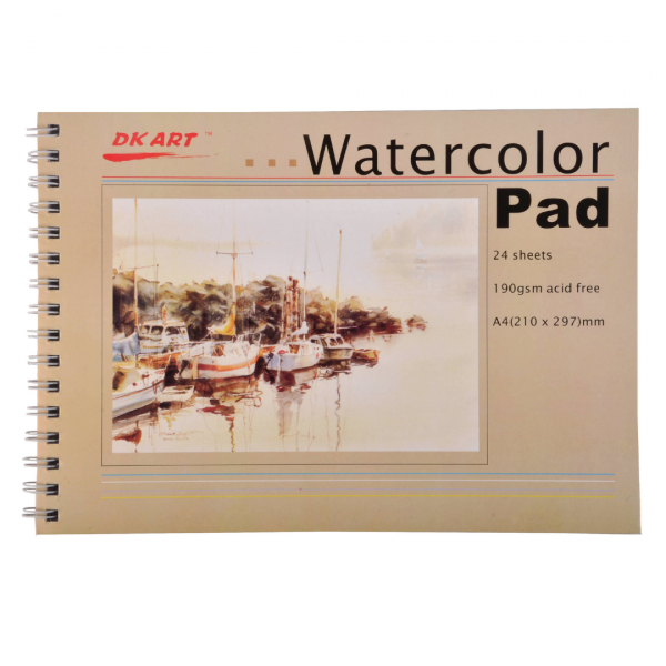 Альбом для акварели DK Art A5, 24 листа, 190г/м2.
