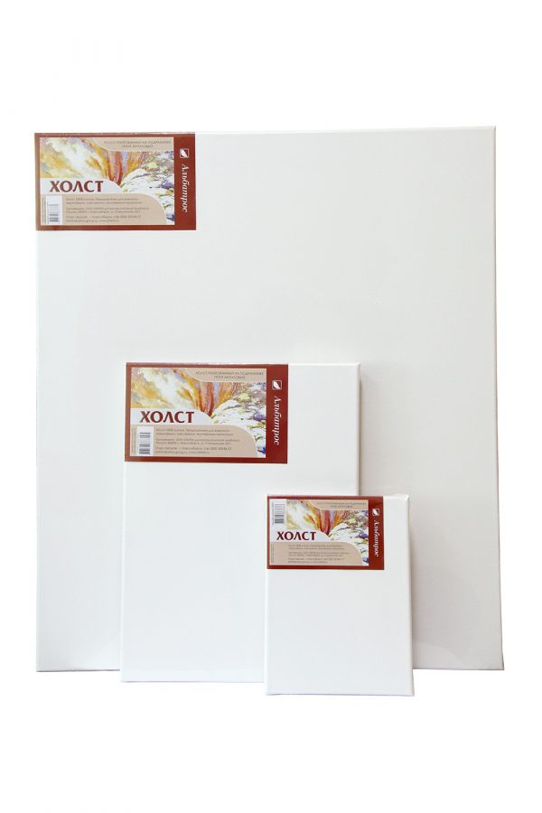 Холст на сосновом подрамнике ЭМТИ, хлопок 250г/м², 60х70см.