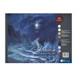 Альбом для пастелей Palazzo "Aquamarinе" 54 листа, 9 цветов, 360х480, 160/м2.