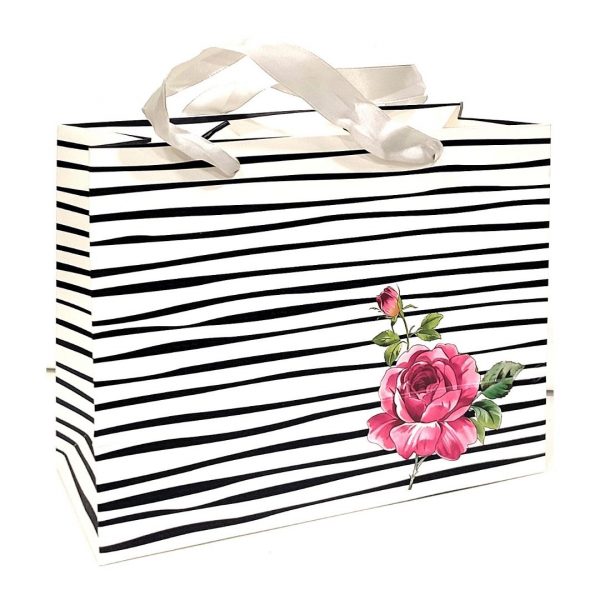 Пакет подарочный "Роза", 23х18х10см.