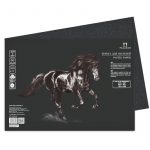 Бумага для пастелей Palazzo 350х500 "Dark night" (черная), 160г/м2.