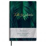 Записная книжка "Vision. Palm leaves" A5, кожзам, 80 листов.