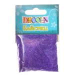 Блестки Decola декоративные "Фиолетовый", 0.3мм.