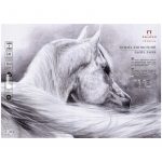 Бумага для пастелей Palazzo 350х500 "Ice" (белый лед), 160г/м2.