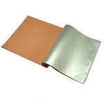 Поталь в листах "Серебро" 25 листов, 14х14см.