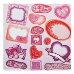 Бумага для скрапбукинга Decola "14 февраля 1", 15х15см.