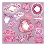 Бумага для скрапбукинга Decola "14 февраля 2", 15х15см.