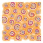 Бумага для скрапбукинга Decola "Абстрактный мотив №7", 15х15см.