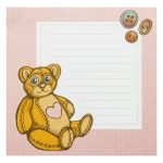 Бумага для скрапбукинга Decola "Детство №11", 15х15см.