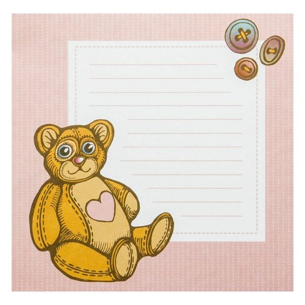 Бумага для скрапбукинга Decola "Детство №11", 15х15см.