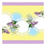 Бумага для скрапбукинга Decola "Летний мотив №16", 15х15см.