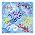 Бумага для скрапбукинга Decola "Морская тема №16", 15х15см.