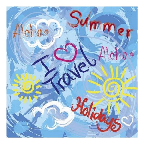 Бумага для скрапбукинга Decola "Морская тема №16", 15х15см.