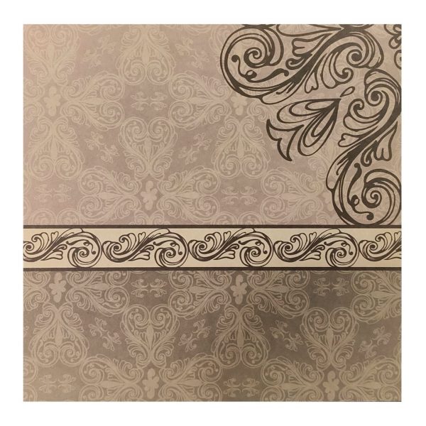 Бумага для скрапбукинга Decola "Свадебный мотив №11", 15х15см.