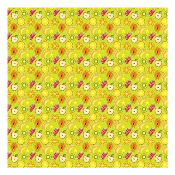 Бумага для скрапбукинга Decola "Яркий мотив №10", 15х15см.