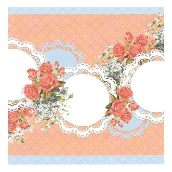 Бумага для скрапбукинга Decola "Яркий мотив №13", 15х15см.