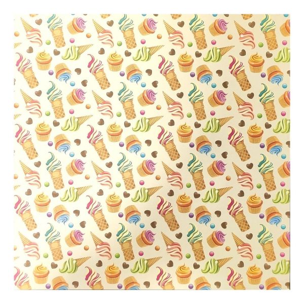 Бумага для скрапбукинга Decola "Яркий мотив №5", 15х15см.