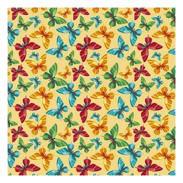 Бумага для скрапбукинга Decola "Яркий мотив №7", 15х15см.