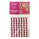 Стразы-наклейки TUKZAR Лиловые, 77шт.