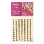 Стразы-наклейки TUKZAR Желтые, 77шт.