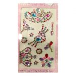 Стразы-наклейки ALINGAR "Украшения", Цветные.