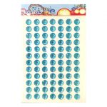 Стразы-наклейки Darvish Голубые, 84шт.