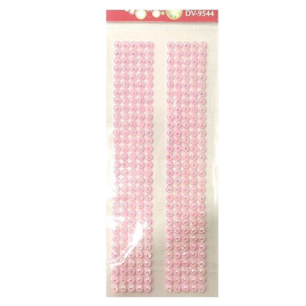 Стразы-наклейки Darvish Розовые, 310шт.