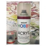 Ghiant Акриловая краска в аэрозоле Hobby, 150 мл, малиновый