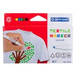 Набор маркеров для ткани Centropen "Textil Marker 2739" 6 цветов,1.8мм.