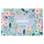 Альбом для рисования на скрепке "Live the moment" А4, 40 листов.