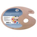 Палитра деревянная овальная Гамма "Студия", 20*30см, толщина 3мм