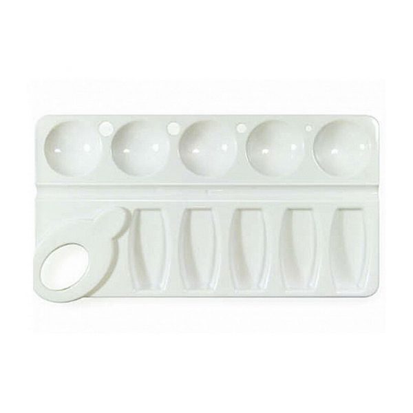 Палитра "Стамм" пластиковая, 20,6*10,5см.