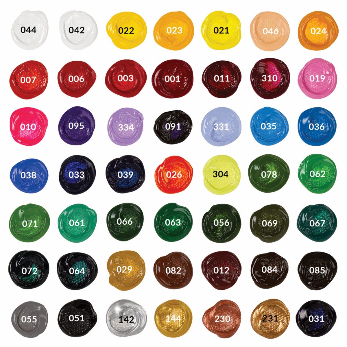 Набор акриловых художественных красок BRAUBERG ART CLASSIC, 49 цветов, 54 шт., 75мл.