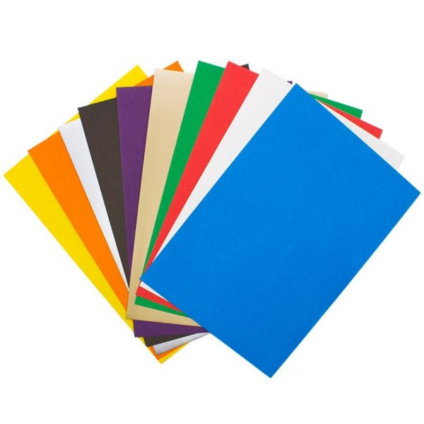 Набор "Волшебный цветной картон". Цветной картон и цветная бумага, А4.