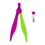 Готовальня Berlingo "Supertwist", 2 предмета, пластиковый циркуль 120мм.