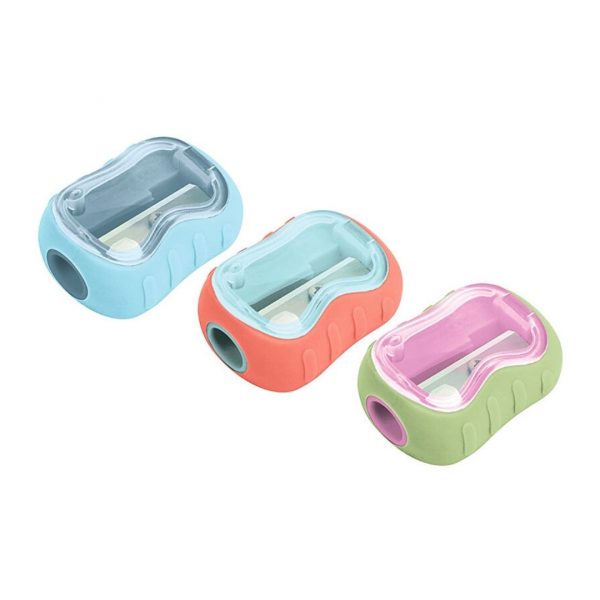 Точилка пластиковая Berlingo "Soft", 1 отверстие, контейнер.