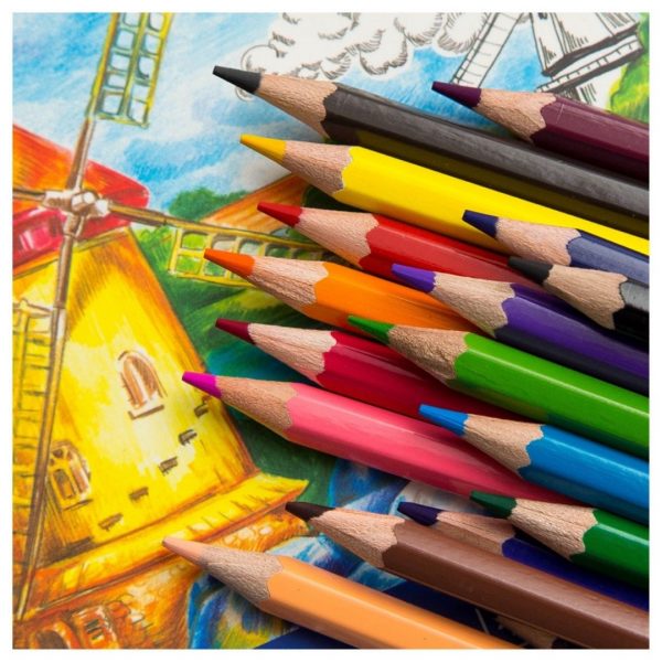 Карандаши цветные Гамма "Классические", 18 цветов.