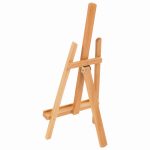 Мольберт настольный, бук, 16х42х19см, высота холста 30см